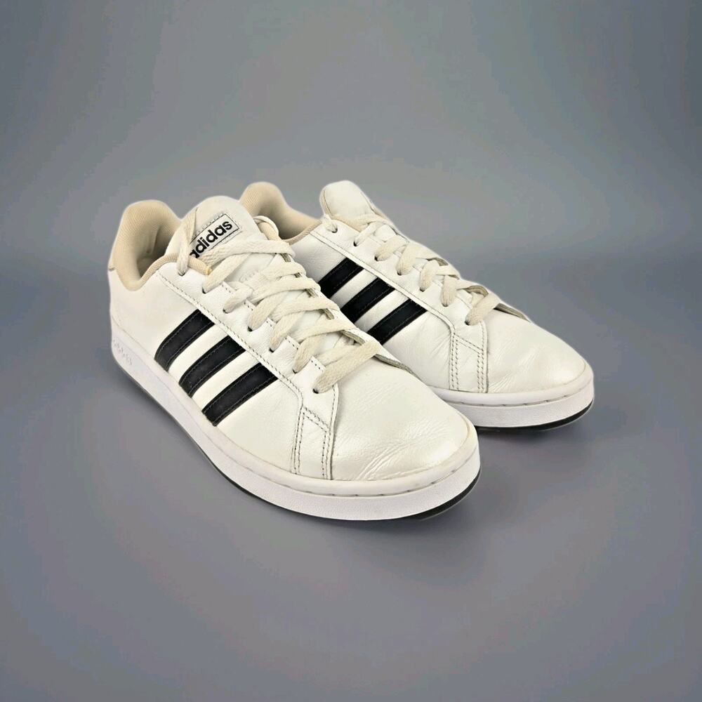 Adidas Grand Court 2.0 Womens 8 White Shoes Sneakers Basketball
